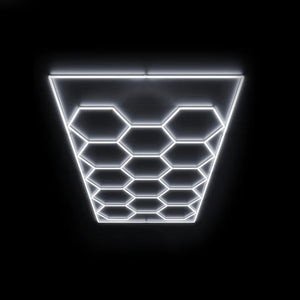 NORTHLUMEN™ Hexagon LED-lys med ramme – 14 paneler