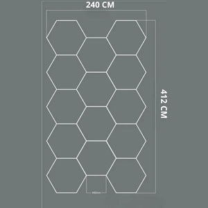 NORTHLUMEN™ Hexagon LED-lys – 14 paneler