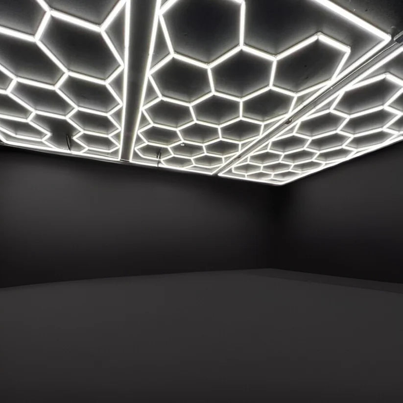 NORTHLUMEN™ 14-Grid Hexagon LED Light with frame