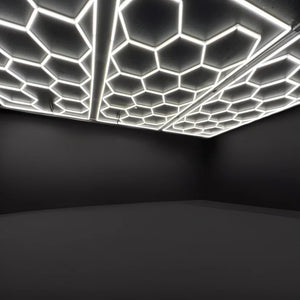 NORTHLUMEN™ Hexagon LED-lys med ramme – 14 paneler