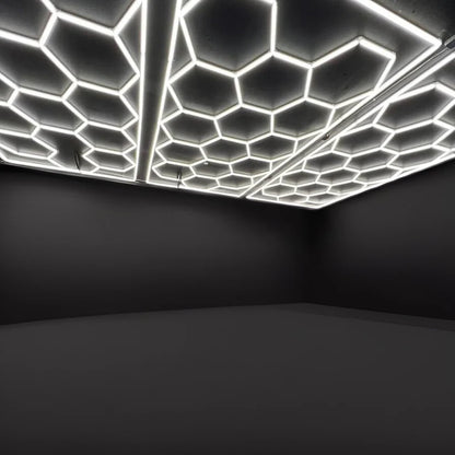 NORTHLUMEN™ 14-Grid Hexagon LED Light with frame