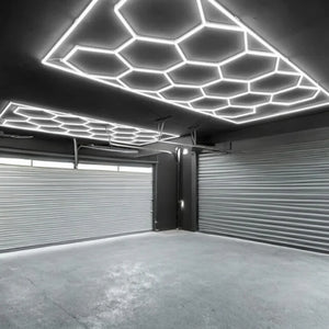 NORTHLUMEN™ Hexagon LED-lys med ramme – 14 paneler