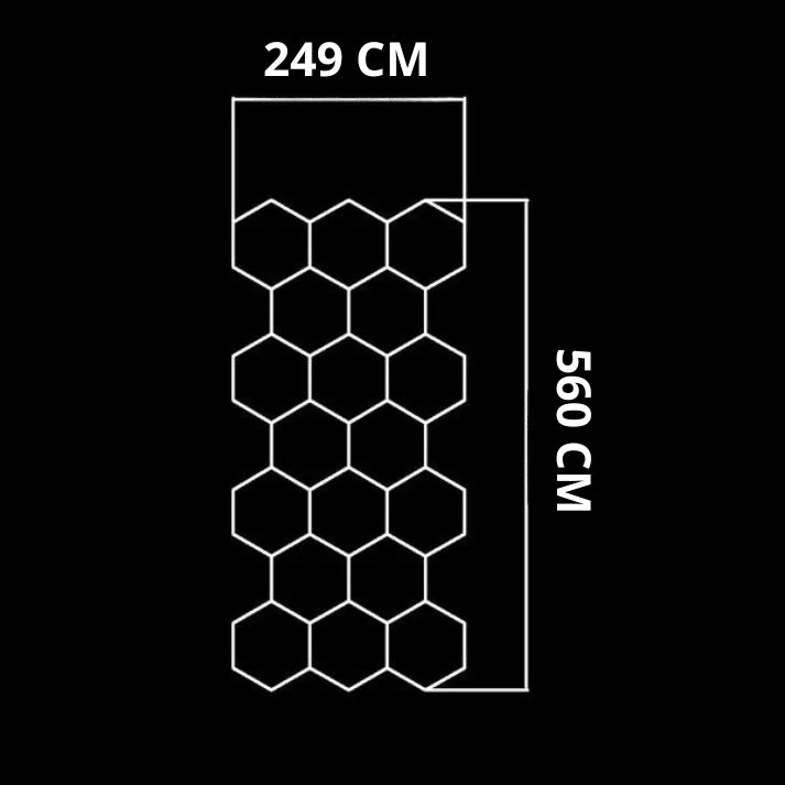 NORTHLUMEN™ 18-Grid Hexagon LED Light