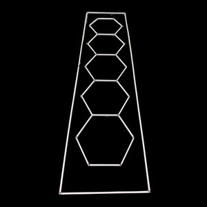 NORTHLUMEN™ Hexagon LED-lys med ramme – 5 paneler