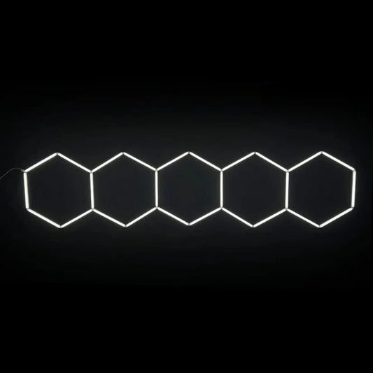 Dimmable NORTHLUMEN™ 5-Grid Hexagon LED Light Set Row