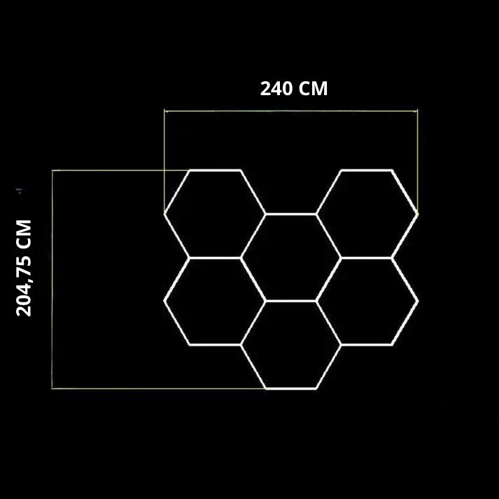 NORTHLUMEN™ 6-Grid Hexagon LED Light