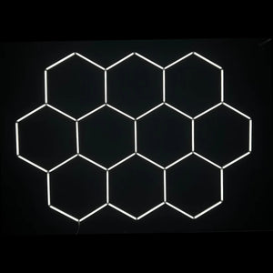 Dimmable NORTHLUMEN™ 10-Grid Hexagon LED Light Set