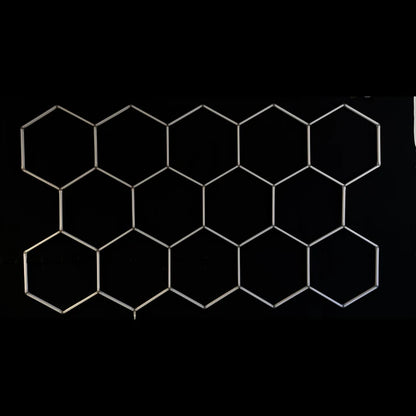 Dimmable NORTHLUMEN™ 14-Grid Hexagon LED Light Set