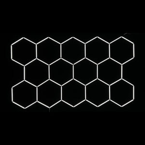 Dimmable NORTHLUMEN™ 14-Grid Hexagon LED Light Set