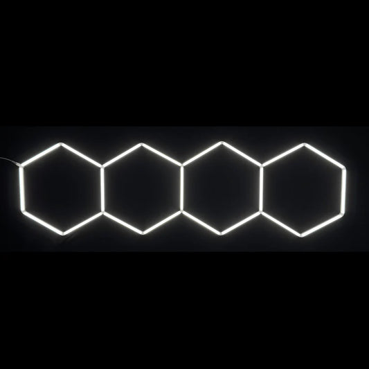 Dimmable NORTHLUMEN™ 4-Grid Hexagon LED Light Set Row