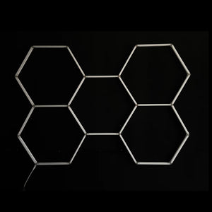 Dimmable NORTHLUMEN™ 5-Grid Hexagon LED Light Set