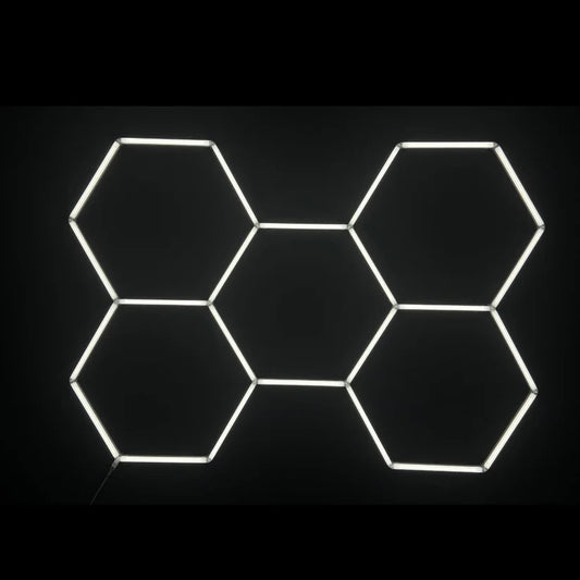 Dimmable NORTHLUMEN™ 5-Grid Hexagon LED Light Set