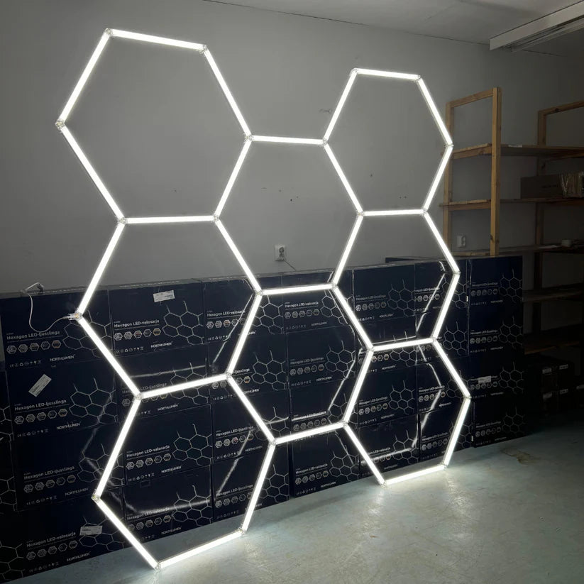 NORTHLUMEN™ 8-Grid Hexagon LED Light